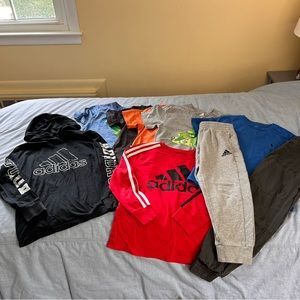 Bundle of 9 items! All Boys Youth Size Small/8  ADIDAS/POLO and more!